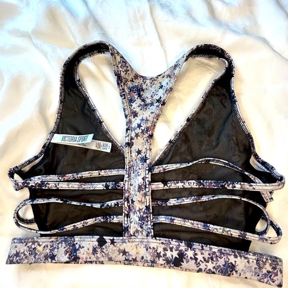 D04.3 Victoria’s Secret Colorful Star Racerback Cutout Bra - Picture 2 of 4
